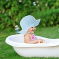 thumbnail image 2 of Inevnen Baby Bucket Hat Sun Protection Infant Wide Brim Fisherman Floppy Hat Floral with Chin Strap, 2 of 9