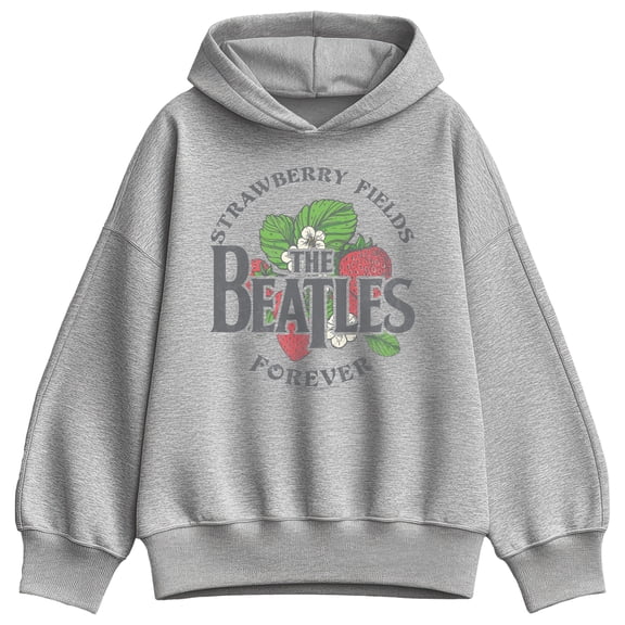 The Beatles - Strawberry Fields - Women's Oversized Fleece Hoodie Sweatshirt