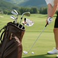 thumbnail image 7 of Haosy Different Wildflower Golf Mallet Putter Cover Strong Magnetic Leather Golf Club Headcover Closure, 7 of 7
