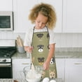 thumbnail image 4 of Dog Breeds Kids Aprons for Girls and Boys,Adjustable Neck Strap Toddler Aprons for Kids Cooking Baking, 4 of 7