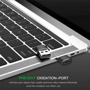 USB C Female to USB Male Adapter (Upgraded Version) Basesailor Type C to USB A Adapter Compatible with Laptops Power Banks Chargers and More Devices with Standard USB A Ports