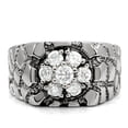 thumbnail image 3 of Luxe Jewelry Designs Stainless Steel Men's Ring with AAA Grade Cubic Zirconia - Size 9, 3 of 4
