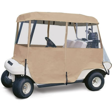 Classic Accessories Deluxe 4-Sided Golf Cart Enclosure, 4-Person