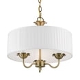 thumbnail image 4 of 41773-01 Livex Lighting Edinburgh - 3 Light Pendant In Transitional Style-14 Inches Tall and 16 Inches Wide-Antique Brass Finish    -Traditional, 4 of 10
