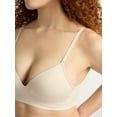 thumbnail image 3 of Joyspun Women's Wireless Seamless Matte Mini Rib Bra, Sizes S-3XL, 3 of 4