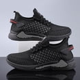 thumbnail image 3 of YUDAI Men's Slip-On Walking Shoes – Non-Slip, Breathable Mesh Sneakers for Gym, Workout & Everyday Wear, 3 of 6