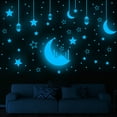 thumbnail image 4 of Dongrere Fluorescent Stickers for Room Decor Glow-in-the-dark Universe Murals Luminous Wall Decor for Bedroom, 4 of 6