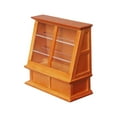 thumbnail image 2 of Estante de gabinete de pastel en miniatura para accesorios de decoración de  1:12 Marrón claro Zulema Gabinete de casa de muñecas, 2 of 8