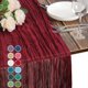 thumbnail image 3 of Paquete de 2 caminos de mesa – Camino de mesa RUCKAE de tela de queso de 35 x 120 pulgadas, camino de mesa de gasa camino de mesa de tela de queso para bodas, despedidas de soltera, baby shower, decor, 3 of 4