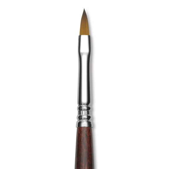 Escoda Prado Tame Synthetic Brush - Filbert, Short Handle, Size 4
