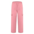 thumbnail image 4 of Women's Casual Pants High Waisted Wide Leg Sweatpants With Pockets Comfortable Soft Athletic Joggers For Everyday Wear Woman Wide Leg Pants Women Stretch Pants Clothes Ladies Casual Denim Women And, 4 of 4