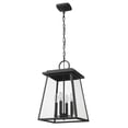 thumbnail image 3 of 4 Light Outdoor Chain Mount Hanging Lantern In Craftsman Style-19.5 Inches Tall And 12.5 Inches Wide Z-Lite 521Chb-Bk, 3 of 7