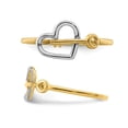 thumbnail image 3 of 14K Yellow Gold Key and Heart Ring, 3 of 4