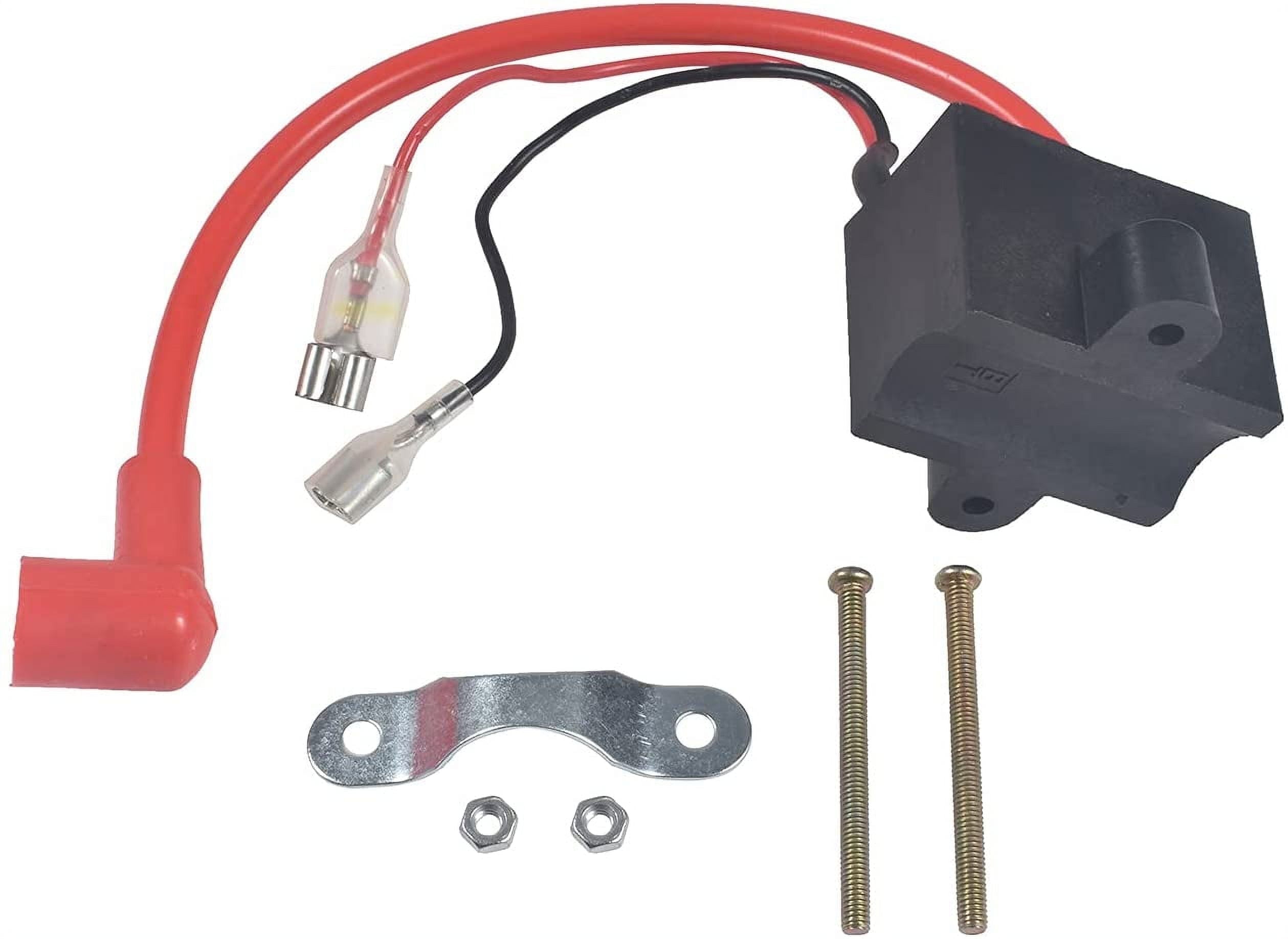 Bicycle Engine CDI Ignition Coil & Spark Plug Kit For 49cc-110cc 2-Stroke Motorized Bike Engines