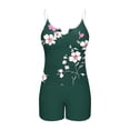 thumbnail image 5 of Tankini Sets for Women Plus Size Built-in Padded Cups Floral Print V Neck Cami Top with Boyshorts Tummy Control Two Piece Bathing Suits Modest Slimming Swimsuits for Vacation, 5 of 6