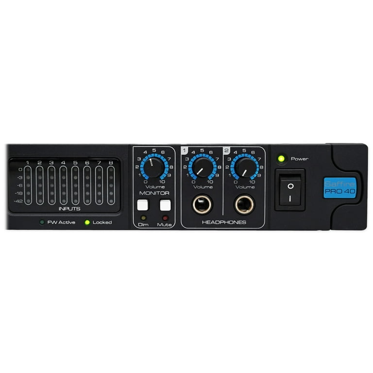 Focusrite SAFFIRE PRO 40 Audio Interface w/8 Mic preamps+(2 Focusrite SAFFIRE PRO 40 Audio Interface w/8 Mic preamps+(2