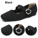 thumbnail image 5 of Zapatos Vestir Ballet Pisos Resbalados en Mary Jane para Mujer Dedo Cuadrado Con Correa Tobillo Planos Punto, 5 of 9