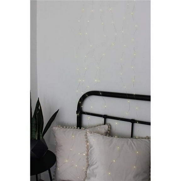 96 LED Fairy Curtain Lights - Battery Operated