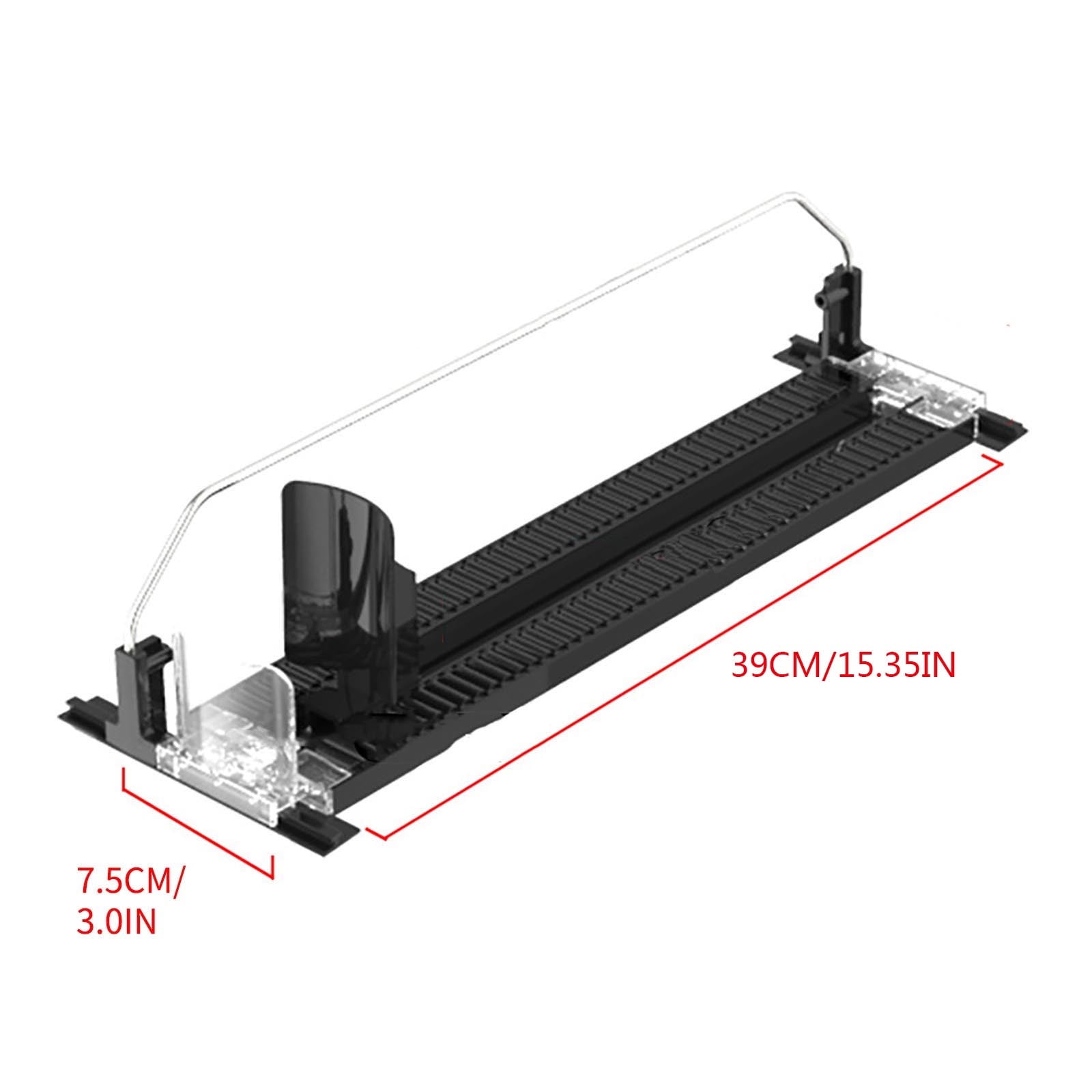Fridge and Freezer Organizers 3Pc Supermarket Freezer Beverage Pusher Refrigerator Beverage Shelf Beverage Automatic Pusher