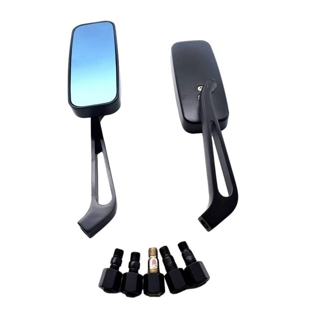 Speravity Espejo retrovisor duradero para motocicleta, fácil instalación, estética mejorada, accesorios universales para motocicleta Accesorios para motos negro
