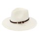 thumbnail image 1 of Sombrero de paja de verano con cinturón trenzado - Sombrilla plegable para viajes y jardinería, 1 of 3