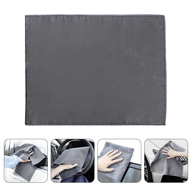 Moluckfu De Limpieza Para Auto Gris Absorbente De Alta Densidad Para Secado Sin Marcas