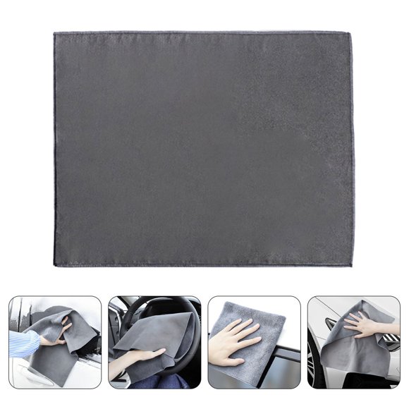 Moluckfu De Limpieza Para Auto Gris Absorbente De Alta Densidad Para Secado Sin Marcas