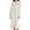 B-white, variant on Women's Long Sleeve Robe Winter Soft Fuzzy Plush Button Up Housecoat Floral Warm Fleece Ruffle Frill Nightgown Cute Cozy Fluffy Duster Robe Loungewear White Large