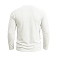 thumbnail image 5 of jjayotai Men's Long Sleeve Tee Shirts Crew Neck T Shirt Solid Casual Basic Tees Soft Stretch T-Shirts, 5 of 6