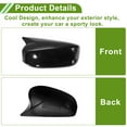 thumbnail image 3 of Reemplazo de tapa de espejo lateral izquierdo y derecho ABS negro para Honda Accord 2008-2017 Ox Horn, 3 of 7