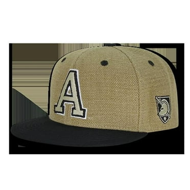 W Republic Apparel 1019-174-BLK USMA Heavy Jute Snapback, Black