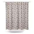 thumbnail image 1 of S4Sassy Gray Dot & Watermelon Fruits Bathroom Decor Shower Waterproof Curtain Drapes Resistant-60 x 70 Inch, 1 of 6