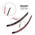 thumbnail image 4 of Car Light Car Lamp Rear Light Brake Light Back Fog Light 2 Pcs LED Lamp Car Dual Function Rear Bumper Lamp Plane Model For  Elantra 16~17 12V, 4 of 8
