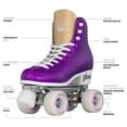 thumbnail image 2 of Crazy Skates Glam Roller Skates | Adjustable or Fixed Sizes | Glitter Sparkle Quad Skates for Women and Girls, 2 of 8