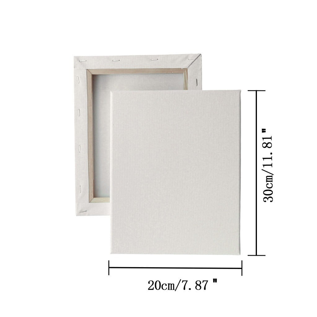 1-1/2 Gallery Depth Blank Stretched Canvas 10x10 2 PK 13oz Professional  Artist Quality, 100% Cotton, Art Supplies for Crafts, Gesso-Primed for Oil,  Acrylic & Mixed Media by WholesaleArtsFrames-com 