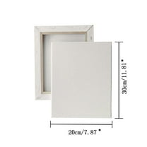 Lloopyting Canvas Boards for Painting Watercolor Paint Diy Cotton Oil Painting Canvas Mini And Stretched Canvas Home Decors Wall Decor School Supplies 30.5*20.5*2cm