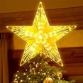 thumbnail image 2 of Luces LED de estrella para la parte superior del árbol de Navidad, lámpara de estrella brillante, luz nocturna brillante, adornos para la parte superior del árbol de Navidad, decoración para fiestas e, 2 of 5