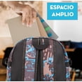 thumbnail image 4 of Mochila Escolar Grande Modelo Azul con Negro, 4 of 4