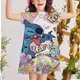 thumbnail image 1 of Vestido de verano con estampado de puntadas de Disney para niñas, ropa para niños de 12 años, vestidos de fiesta de dibujos animados para niños a la moda, dulces y frescos, 6T Gao Jinjia LED, 1 of 2