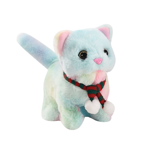 ERK 1Pcs Interactive Cat With Automatic Purring And Moving Features Realistic Lifelike Companion For Kids And Adults
