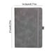 thumbnail image 3 of Hardcover A5 College Ruled Notebook | 200 Thick Pages | Elastic Strap | Flat Lay Design | Expandable Inner Pocket | Ribbon Bookmark | Multicolor | 8.46x5.7in | Journaling, Notes, Office, 3 of 6