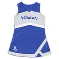 thumbnail image 2 of Girls Preschool Royal/Gray Kentucky Wildcats Two-Piece Cheer Captain Jumper Dress & Bloomers Set, 2 of 5