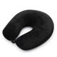 thumbnail image 1 of Almohada para el cuello de microfibra suave con plumas, color negro, 1 of 5