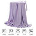 thumbnail image 3 of CSChome Cooling Blanket Cooling Blanket Summer Cooling Blanket Solid Color Washable Super Soft Breathable, 3 of 6
