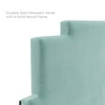 thumbnail image 4 of Headboard, Full Queen Size, Velvet, Blue, Modern Contemporary Urban Design, Bedroom Master Guest Suite, 4 of 10