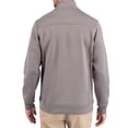 thumbnail image 2 of Men's-Cutter & Buck  Gray Louisville Cardinals Roam Eco Recycled Quarter-Zip Pullover, 2 of 2