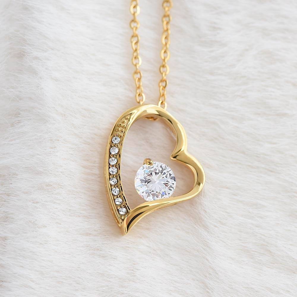 Valentines Day Gift for Wife To My Wife Necklace from Husband with Message Card Love Heart Necklace Wife Birthday Anniversary Valentines Mothers Day Gifts