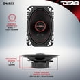 thumbnail image 4 of DS18 G4.6Xi GEN-X 4x6 Altavoces coaxiales de 2 vías 135 vatios de potencia máxima 45 vatios RMS Tweeters de cúpula Mylar de 4 ohmios con imán de neodimio - Claridad incomparable con otros altavoces de, 4 of 5