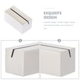 thumbnail image 3 of Stainless Steel Business Card Holder Desktop Cards Storage Shelves Shelf Vintage Clip, 3 of 6