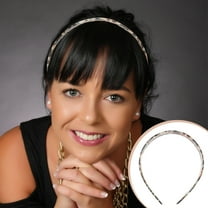 Topbathy Cute Spa Headband Green Acetate Holds Hair in Place for Women Daily Use 1Pc